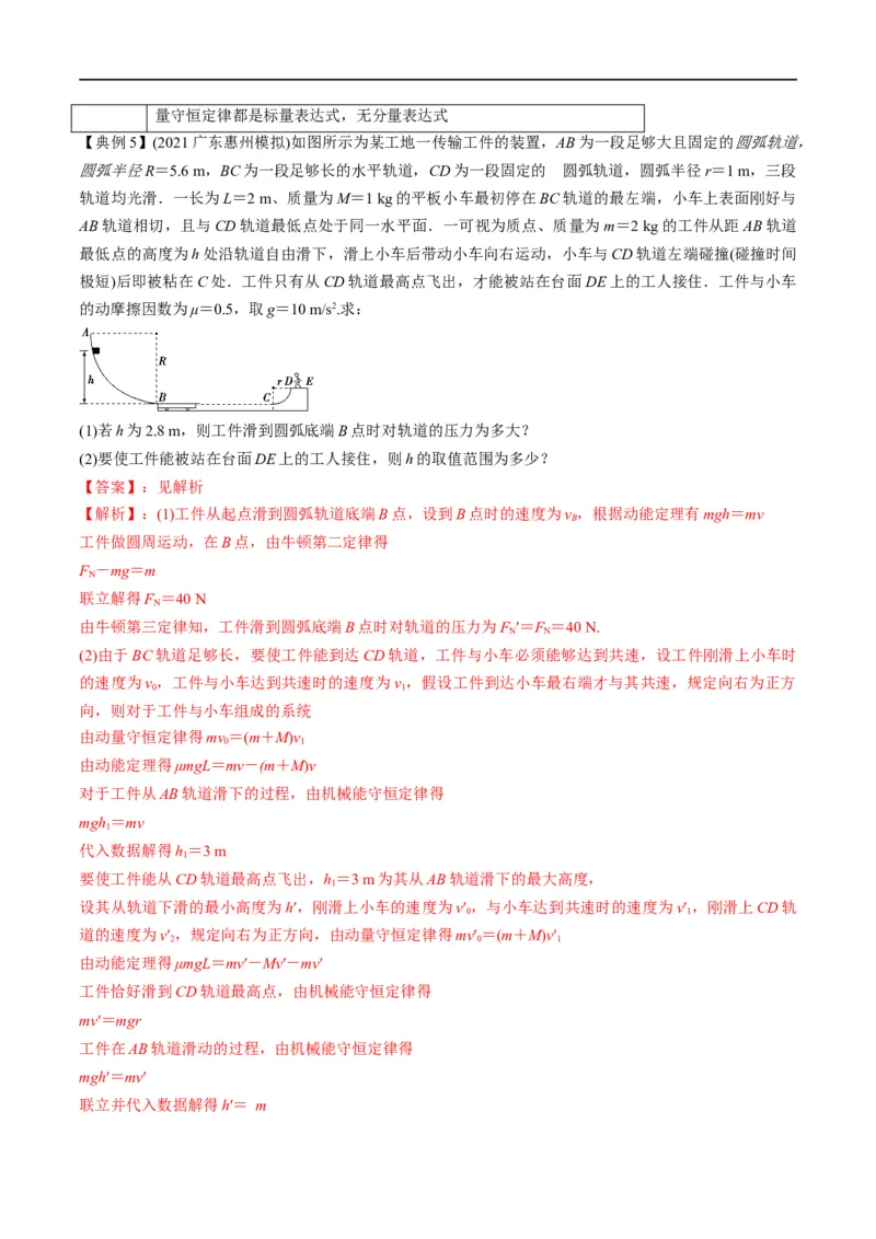 专题08：动量问题综合（解析版）_4.2025物理总复习_赠品通用版（老高考）复习资料_二轮复习_2023年高考物理毕业班二轮热点题型归纳与变式演练（全国通用）