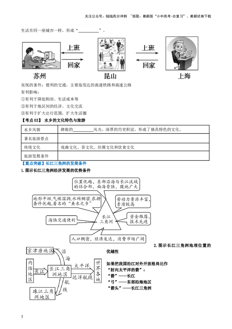 专题23南方地区（背记帮）-备战2024年中考地理一轮复习考点帮（全国通用）（挖空版）_02中考总复习（2026版更新中）_09-地理-中考总复习_2024年中考复习资料_一轮复习