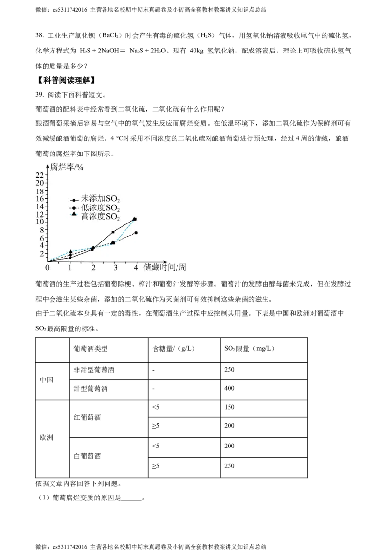 精品解析：北京市朝阳区人大附中朝阳学校2023-2024学年九年级下学期限时测试化学试题（原卷版）(1)_北京初中期末题_C605-京七八九_B京化学七八九_北京9下化学（含中考模拟）