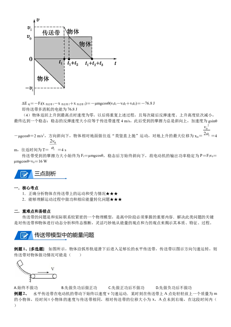 2023届新高考物理重点突破：第18讲专题：传送带_4.2025物理总复习_2023年新高复习资料_一轮复习_2023届高考物理一轮专题特训