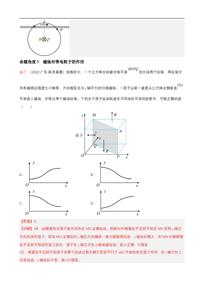 专题06电场和磁场的基本性质讲（解析版）_4.2025物理总复习_赠品通用版（老高考）复习资料_二轮复习_高频考点解密2023年高考物理二轮复习讲义+分层训练（全国通用）