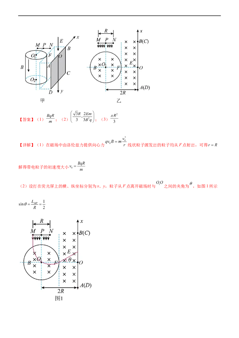 专题08磁场带电粒子在磁场中的运动（精练）（解析版）_4.2025物理总复习_赠品通用版（老高考）复习资料_二轮复习_2023年高考物理二轮复习讲练测（全国通用）
