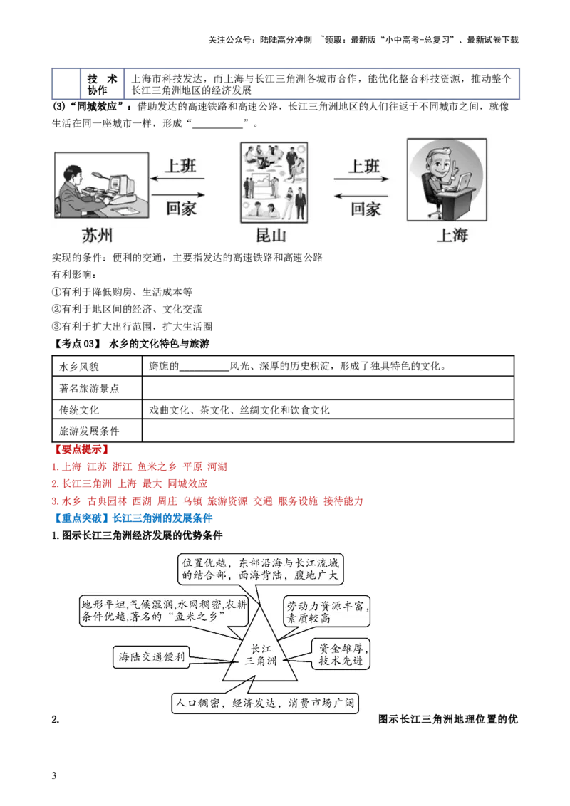 专题23南方地区（背记帮）-备战2024年中考地理一轮复习考点帮（全国通用）（答案版）_02中考总复习（2026版更新中）_09-地理-中考总复习_2024年中考复习资料_一轮复习