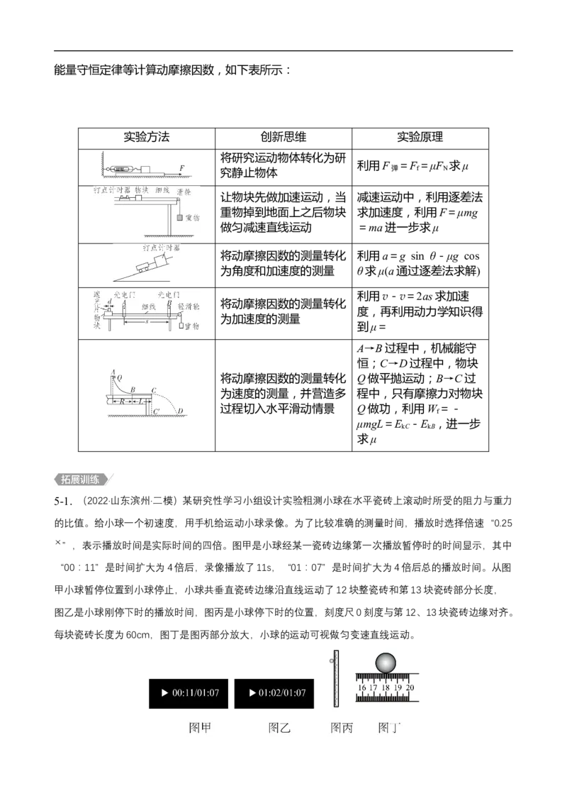 专题11力学实验与电学实验讲（原卷版）_4.2025物理总复习_赠品通用版（老高考）复习资料_二轮复习_高频考点解密2023年高考物理二轮复习讲义+分层训练（全国通用）