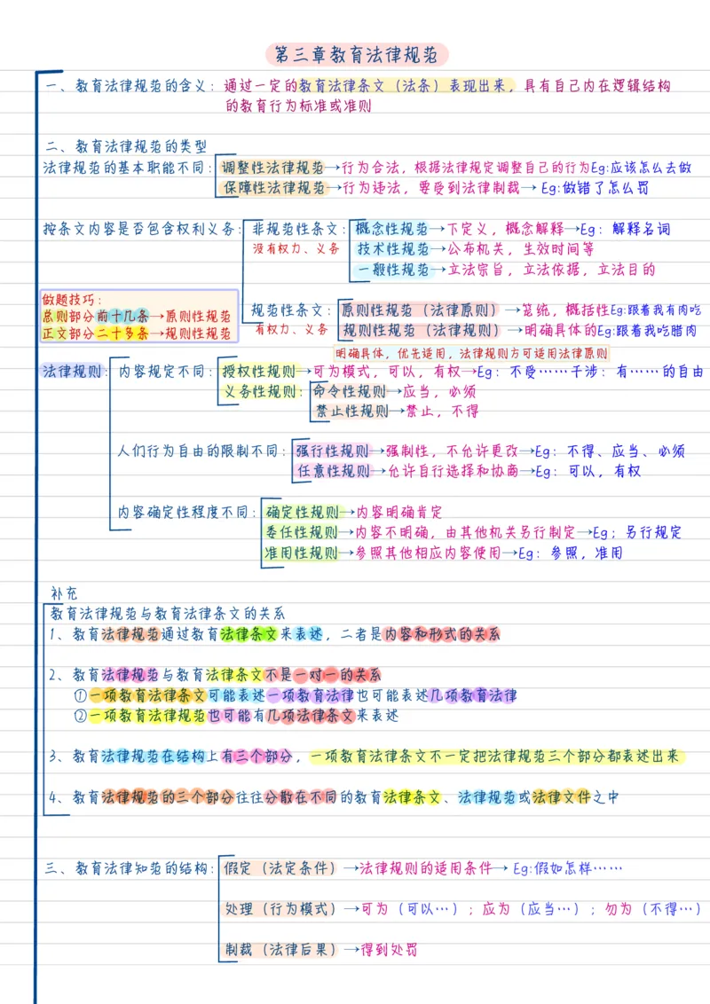 新法学_26事业职测+综合_闲鱼2026事业单位职测+综合_2.综应或写作等_00ABCDE类综应笔记_04综应d类笔记15页+背诵材料_综应背诵材料D类_教基教综_笔记习题资料_01学霸精美笔记