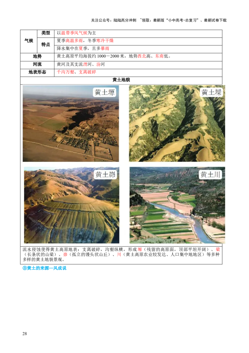 专题23北方地区（讲义）（原卷版）_02中考总复习（2026版更新中）_09-地理-中考总复习_2024年中考复习资料_一轮复习_❤2024年中考地理一轮复习讲练测（全国通用）_配套讲义