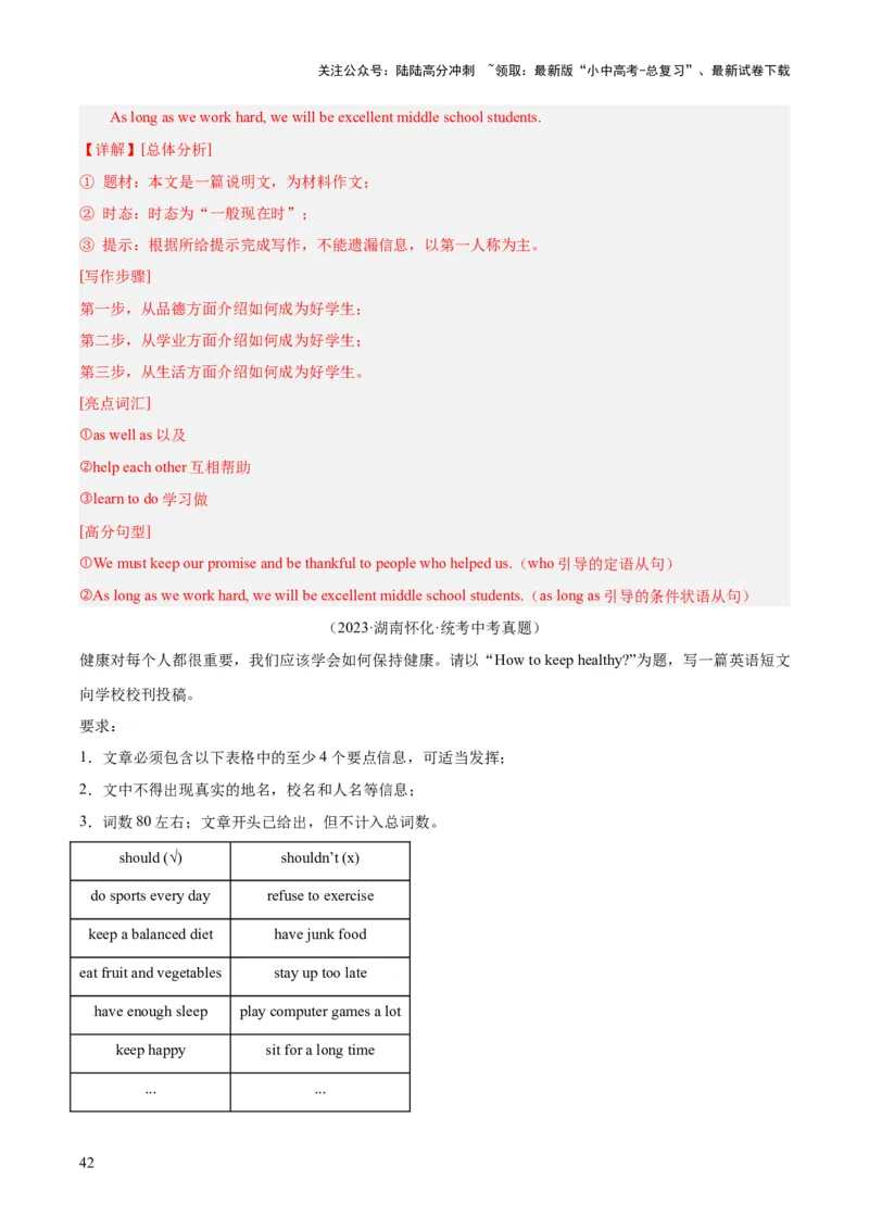 专题44书面表达考点3咨询建议类（全国通用）（解析版）_02中考总复习（2026版更新中）_03-英语-中考总复习_2026年中考复习（更新中）