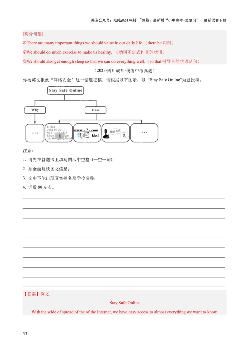 专题44书面表达考点3咨询建议类（全国通用）（解析版）_02中考总复习（2026版更新中）_03-英语-中考总复习_2026年中考复习（更新中）