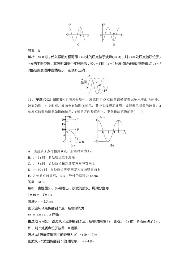 2023年高考物理一轮复习(全国版)第15章第2讲　机械波_4.2025物理总复习_赠品通用版（老高考）复习资料_一轮复习_2023年高考物理一轮复习讲义+课件（全国版）