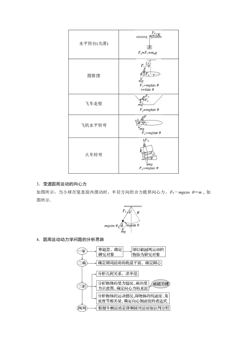 2023年高考物理一轮复习(全国版)第4章第3讲　圆周运动_4.2025物理总复习_赠品通用版（老高考）复习资料_一轮复习_2023年高考物理一轮复习讲义+课件（全国版）