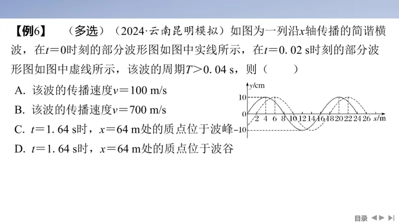 2025版高考物理二轮复习配套课件第一部分专题五振动与波光第12讲振动与波_4.2025物理总复习_2025年新高考资料_二轮复习_2025高考物理二轮复习配套课件