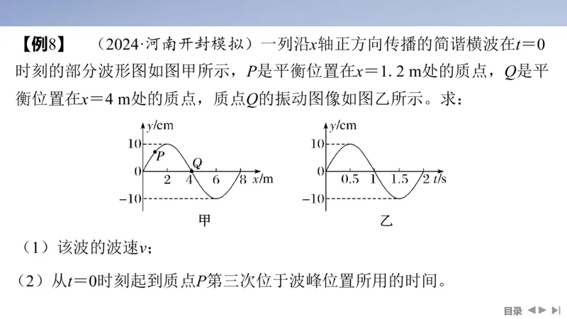 2025版高考物理二轮复习配套课件第一部分专题五振动与波光第12讲振动与波_4.2025物理总复习_2025年新高考资料_二轮复习_2025高考物理二轮复习配套课件