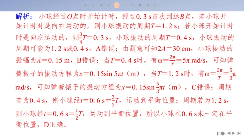 2025版高考物理二轮复习配套课件第一部分专题五振动与波光第12讲振动与波_4.2025物理总复习_2025年新高考资料_二轮复习_2025高考物理二轮复习配套课件