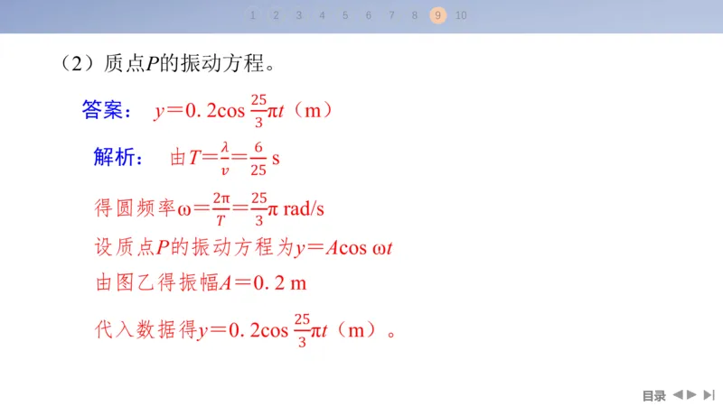 2025版高考物理二轮复习配套课件第一部分专题五振动与波光第12讲振动与波_4.2025物理总复习_2025年新高考资料_二轮复习_2025高考物理二轮复习配套课件