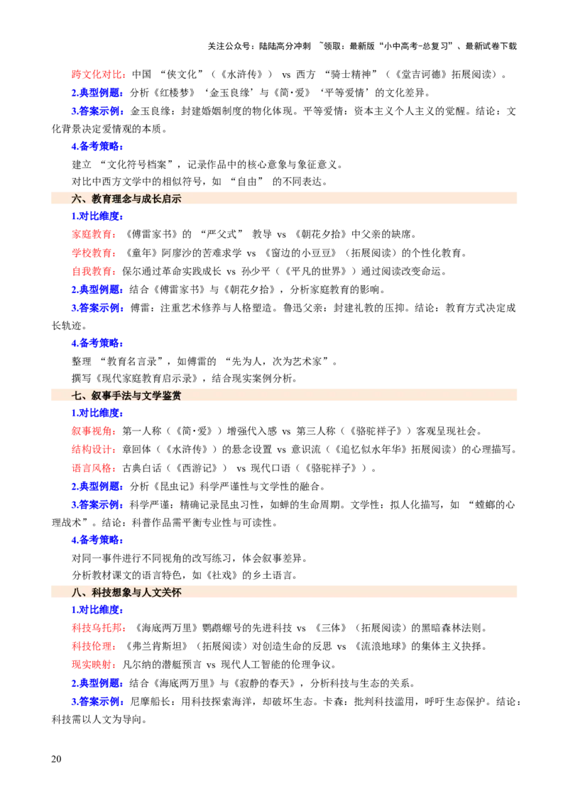 专题25阅读方法与专题探究（讲练）（解析版）_02中考总复习（2026版更新中）_01-语文-中考总复习_2025年中考资料_2025中考二轮课件ppt+讲义+练习语文_讲义练习