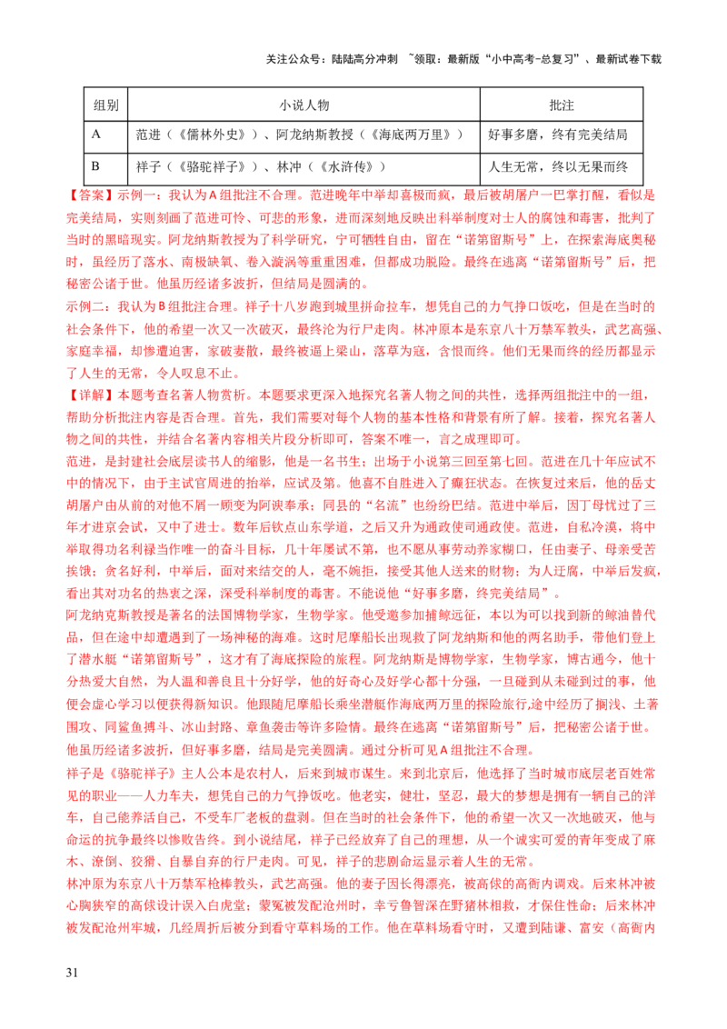 专题25阅读方法与专题探究（讲练）（解析版）_02中考总复习（2026版更新中）_01-语文-中考总复习_2025年中考资料_2025中考二轮课件ppt+讲义+练习语文_讲义练习