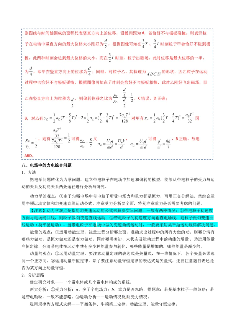 专题10静电场（解析版）_4.2025物理总复习_2025年新高考资料_一轮复习_2025年高考物理一轮复习知识清单