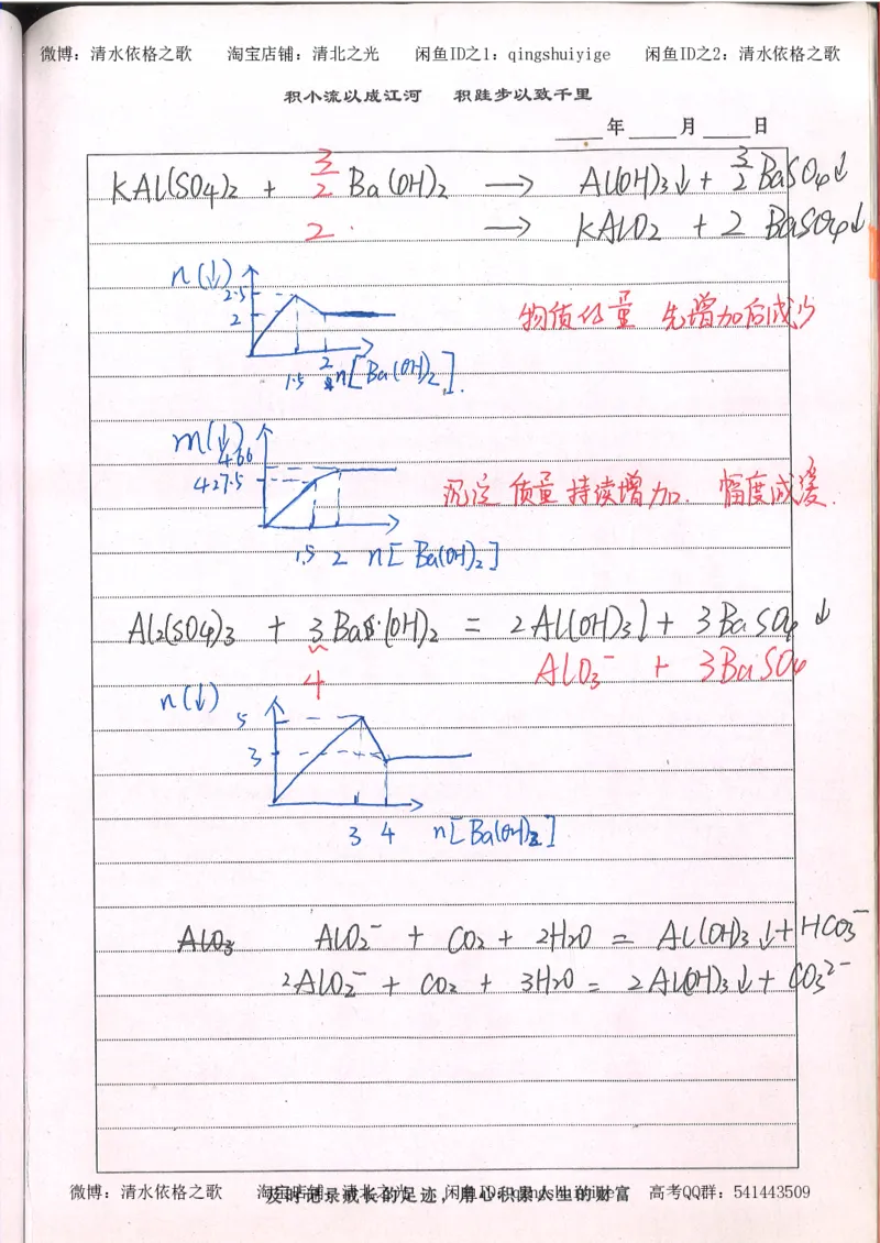 2.衡水中学高考积累与改错_高一化学（第2本）_101页_高中衡水学霸笔记_高中全部赠品_错题集高中九科_化学积累与改错