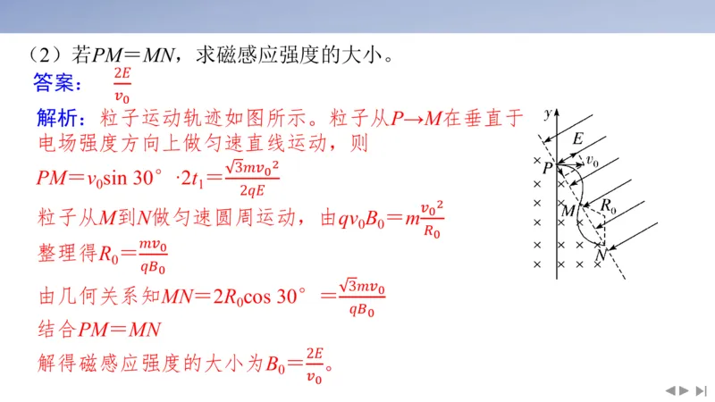2025版高考物理二轮复习配套课件第一部分专题三电场和磁场素养培优3带电粒子在组合场中的运动_4.2025物理总复习_2025年新高考资料_二轮复习_2025高考物理二轮复习配套课件