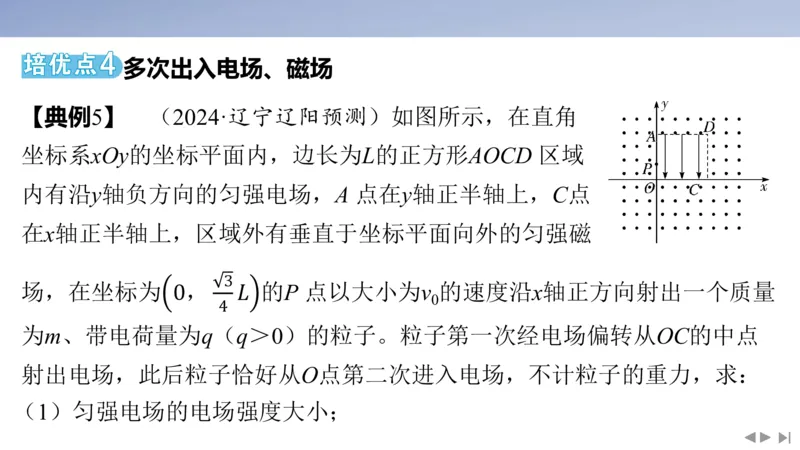 2025版高考物理二轮复习配套课件第一部分专题三电场和磁场素养培优3带电粒子在组合场中的运动_4.2025物理总复习_2025年新高考资料_二轮复习_2025高考物理二轮复习配套课件