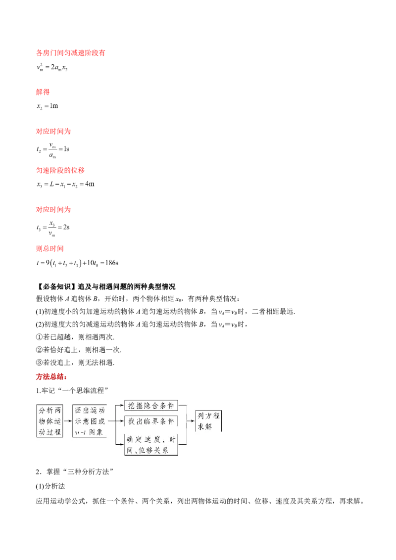 专题1.2　运动图像问题　追及相遇问题讲&mdash;&mdash;2023年高考物理一轮复习讲练测（新教材新高考通用）（解析版）_4.2025物理总复习_2023年新高复习资料_一轮复习