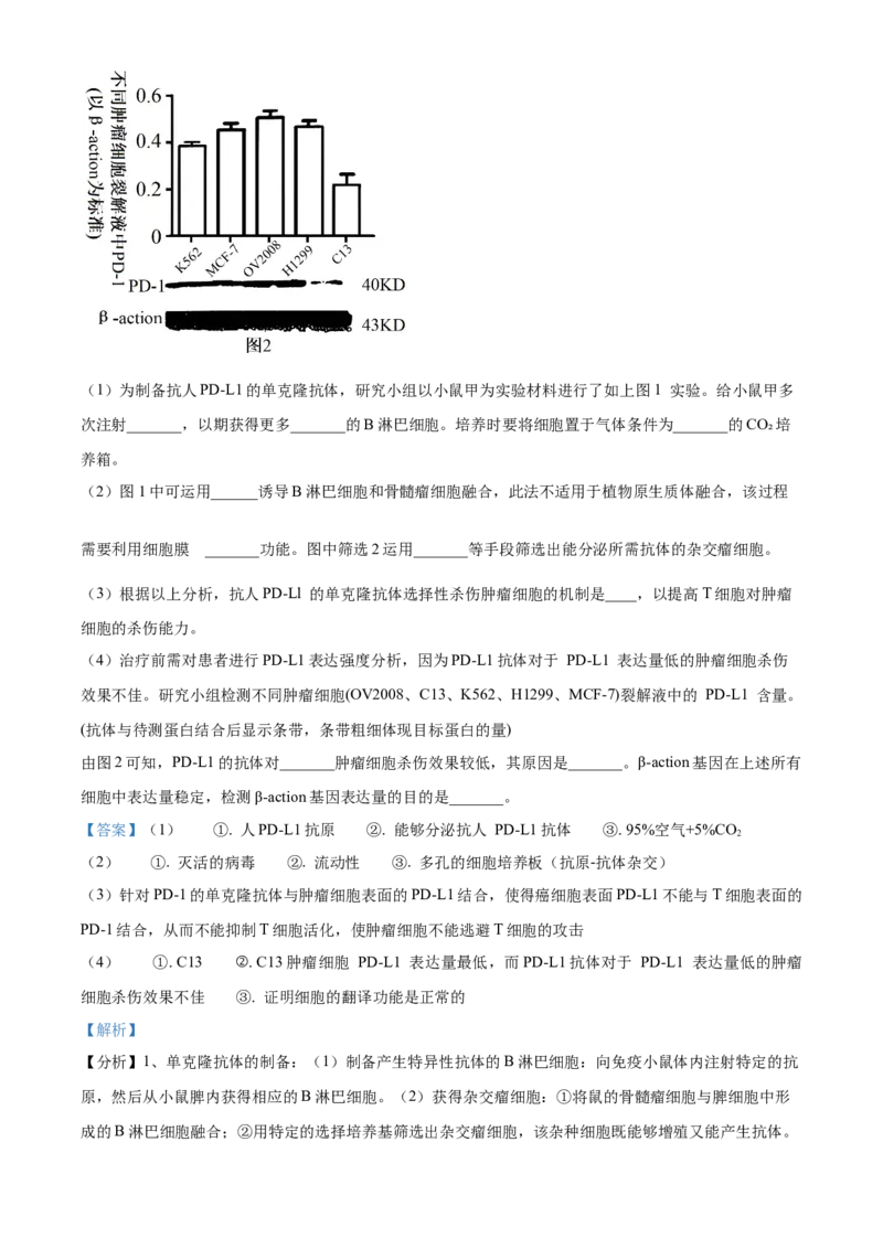 江苏省泰州市2023-2024学年高二下学期6月期末考试生物试题（含答案）_A1502026各地模拟卷（超值！）_6月_2406292024江苏省泰州市高二下学期6月期末考试