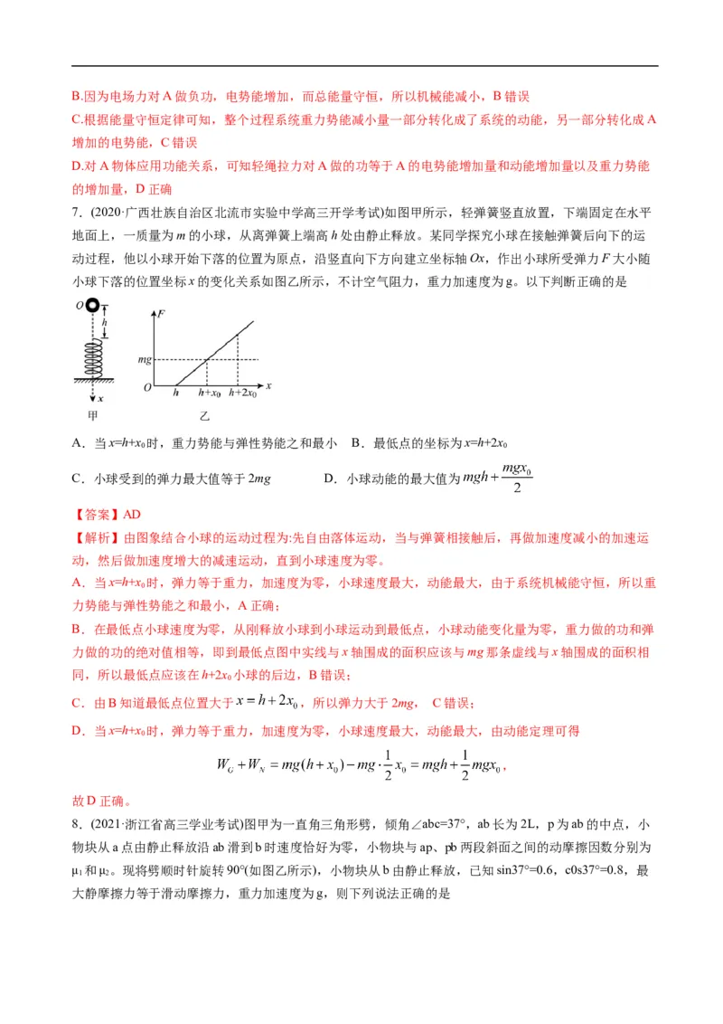 专题06：动能定理（解析版）_4.2025物理总复习_赠品通用版（老高考）复习资料_二轮复习_2023年高考物理毕业班二轮热点题型归纳与变式演练（全国通用）