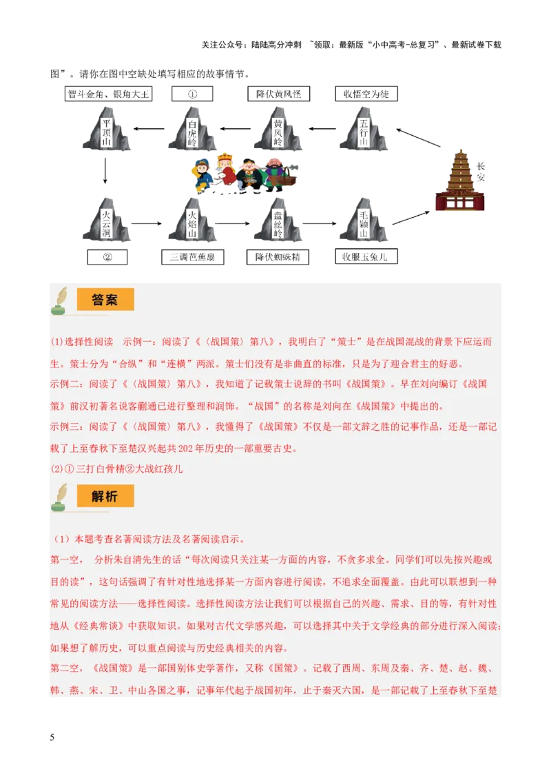 专题50&ldquo;语文与其他学科渗透&rdquo;之名著阅读（1份思维导图+突破5大易错点+考点解读+常见题型+考查要点+解题技巧）（原卷版）_02中考总复习（2026版更新中）_01-语文-中考总复习