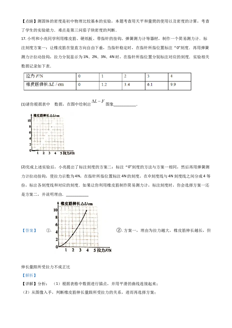 2018年山西省中考物理真题（解析卷）_❤山西历年中考真题_4.山西中考物理2008-2025