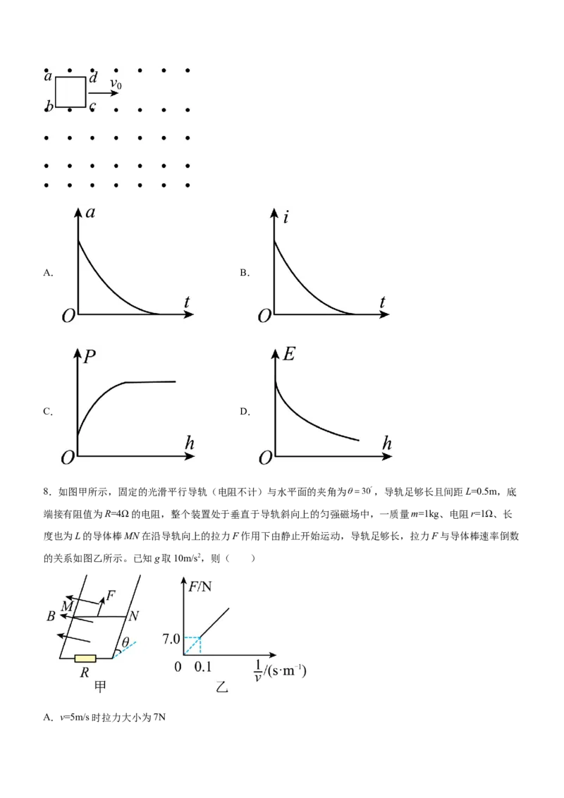专题10电磁感应规律及综合应用（精练）（原卷版）_4.2025物理总复习_赠品通用版（老高考）复习资料_二轮复习_2023年高考物理二轮复习讲练测（全国通用）288435117