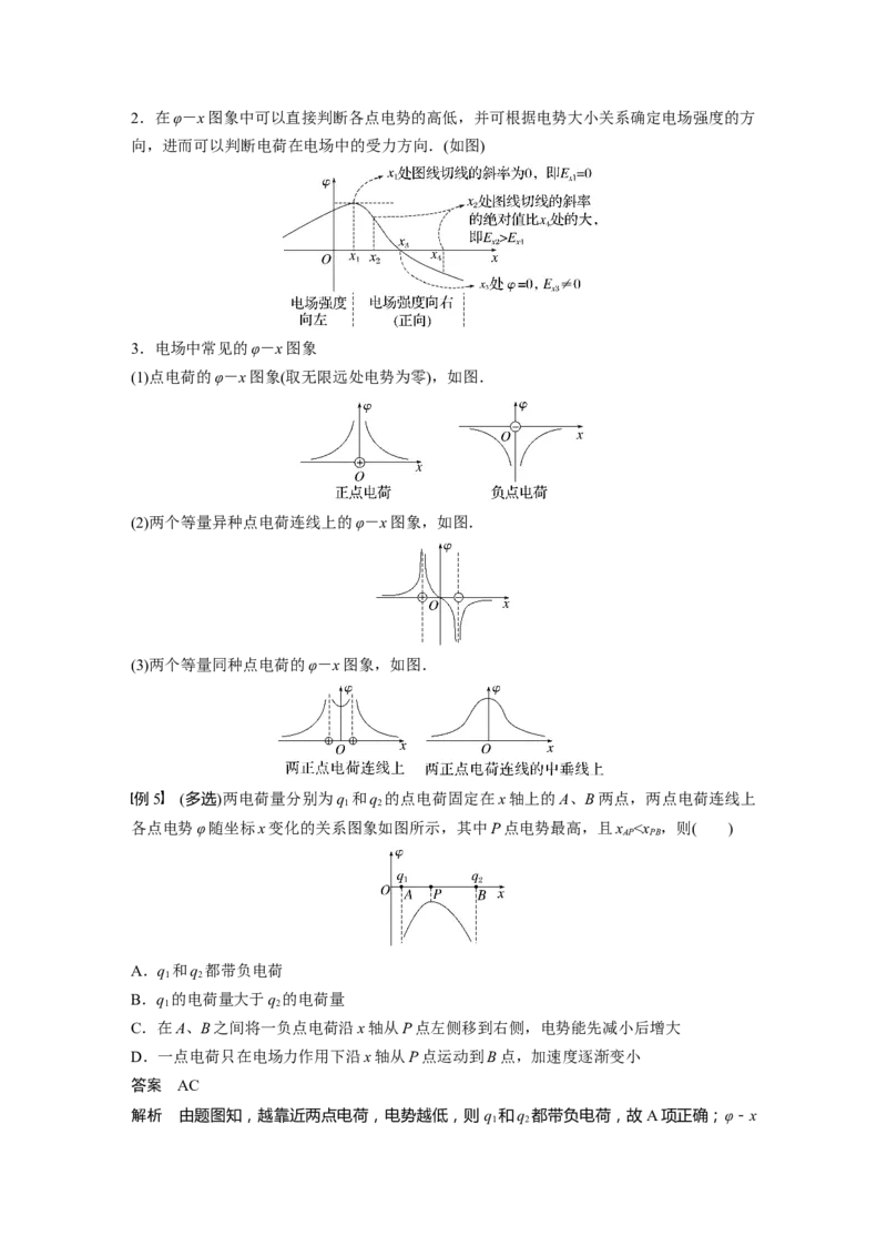 2023年高考物理一轮复习(全国版)第8章专题强化14　电场性质的综合应用_4.2025物理总复习_赠品通用版（老高考）复习资料_一轮复习_2023年高考物理一轮复习讲义+课件（全国版）