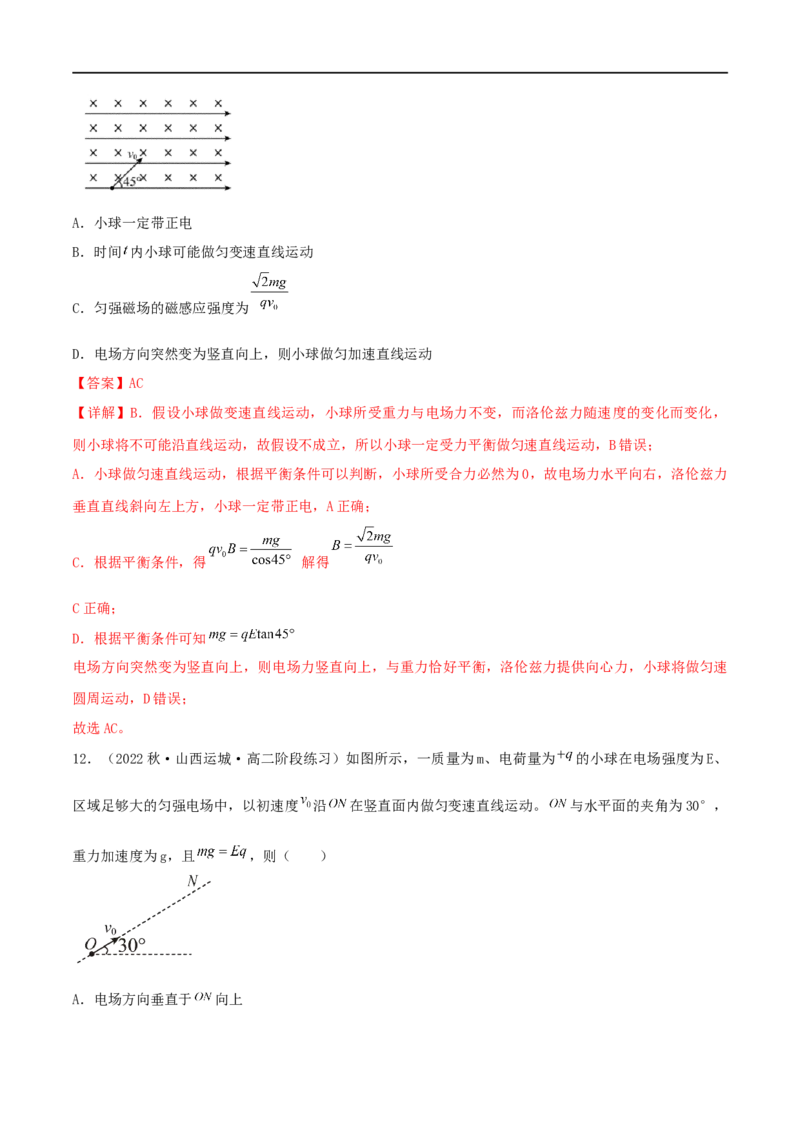 10讲带电粒子在磁场中的运动专题强化解析版_4.2025物理总复习_2023年新高复习资料_二轮复习_2023届高三物理二轮复习精讲精练（新高考）