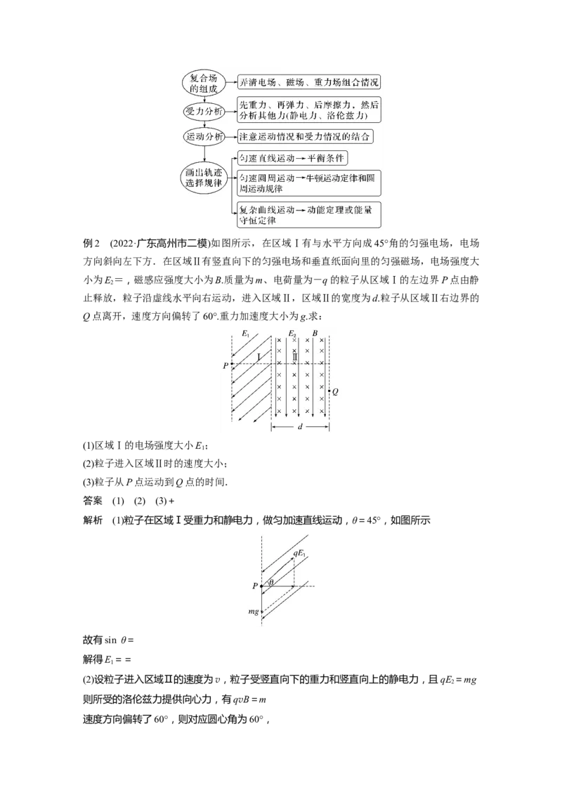 2023年高考物理二轮复习（新高考版）第1部分专题3微专题4　带电粒子在复合场中的运动_4.2025物理总复习_2023年新高复习资料_二轮复习_2023年高考物理二轮复习讲义+课件（新高考版）
