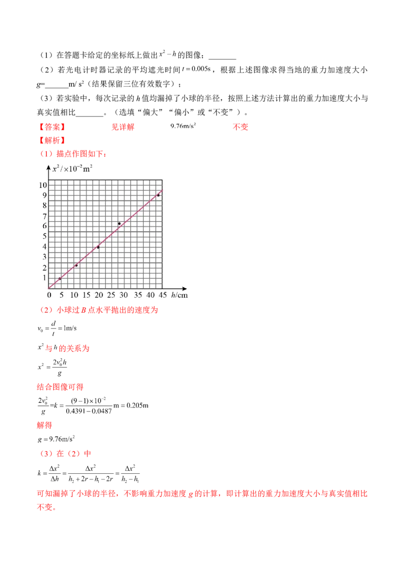 专题04　抛体运动圆周运动测&mdash;&mdash;2023年高考物理一轮复习讲练测（新教材新高考通用）（解析版）_4.2025物理总复习_2023年新高复习资料_一轮复习