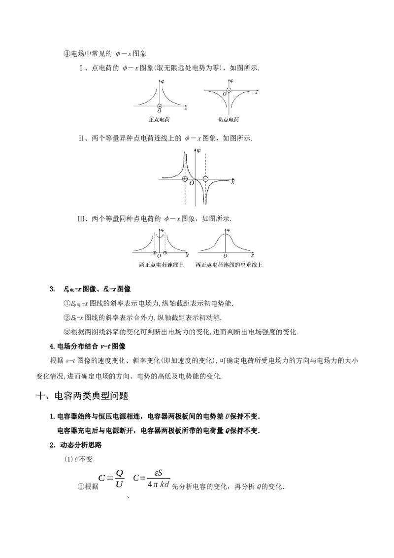 专题08静电场-口袋书2023年高考物理必背知识手册_36680325(1)_4.2025物理总复习_2023年新高复习资料_备战2023年高考物理抢分秘籍（新高考专用）
