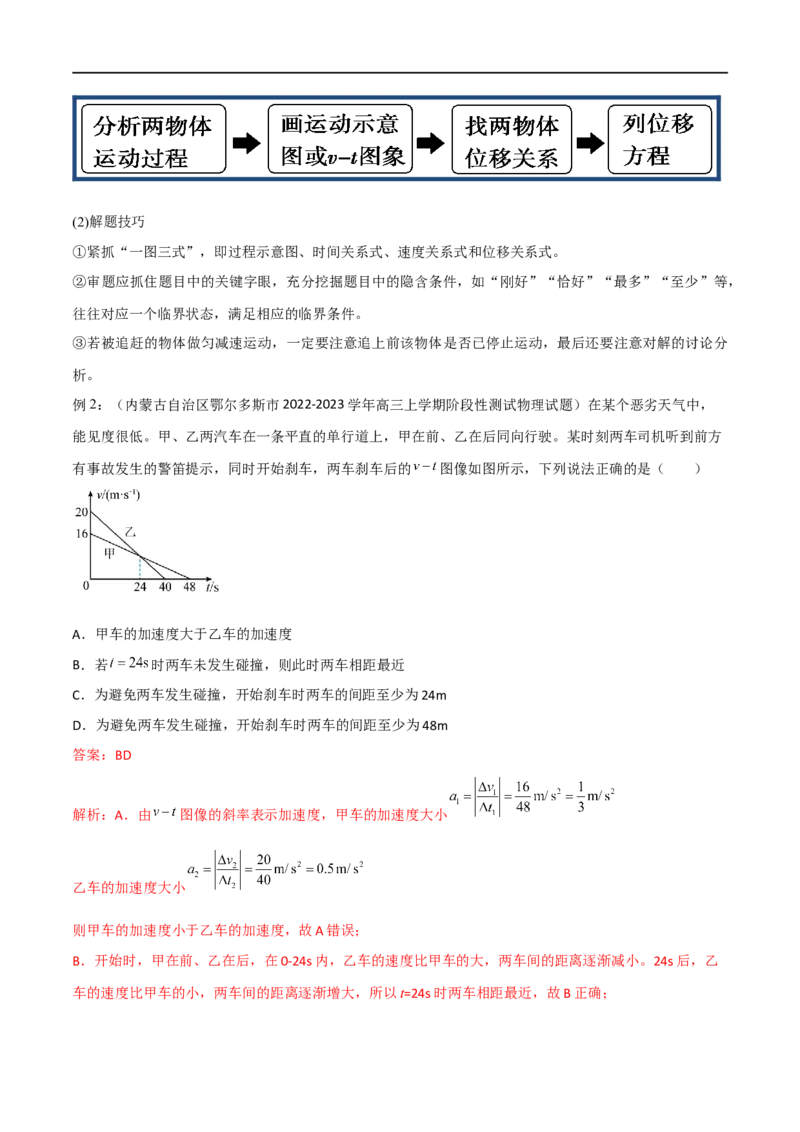 02讲力与直线运动解析版_4.2025物理总复习_2023年新高复习资料_二轮复习_2023届高三物理二轮复习精讲精练（新高考）
