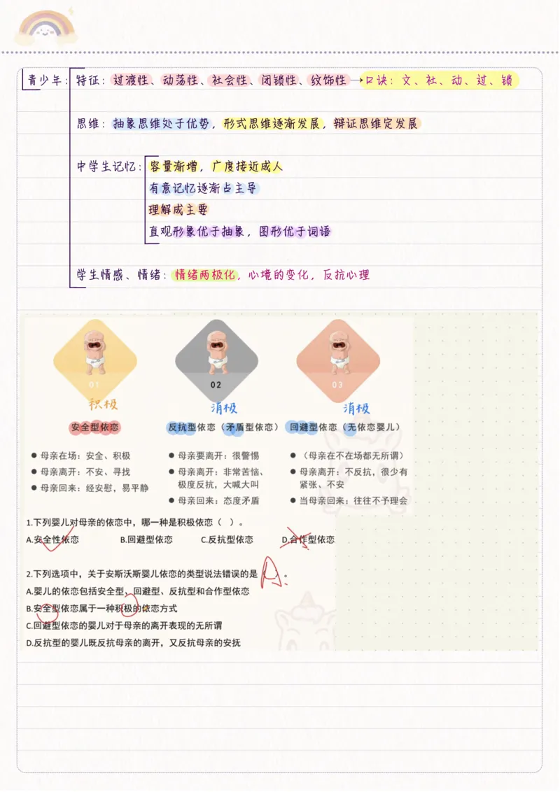 新教育心理学_26事业职测+综合_闲鱼2026事业单位职测+综合_2.综应或写作等_00ABCDE类综应笔记_04综应d类笔记15页+背诵材料_综应背诵材料D类_教基教综_笔记习题资料
