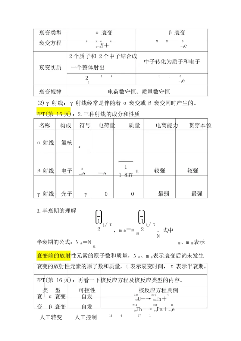 2.原子结构原子核讲义（教师逐字稿）_4.2025物理总复习_2023年新高复习资料_专项复习_思维导图破解高中物理（导图+PPT课件+逐字稿）