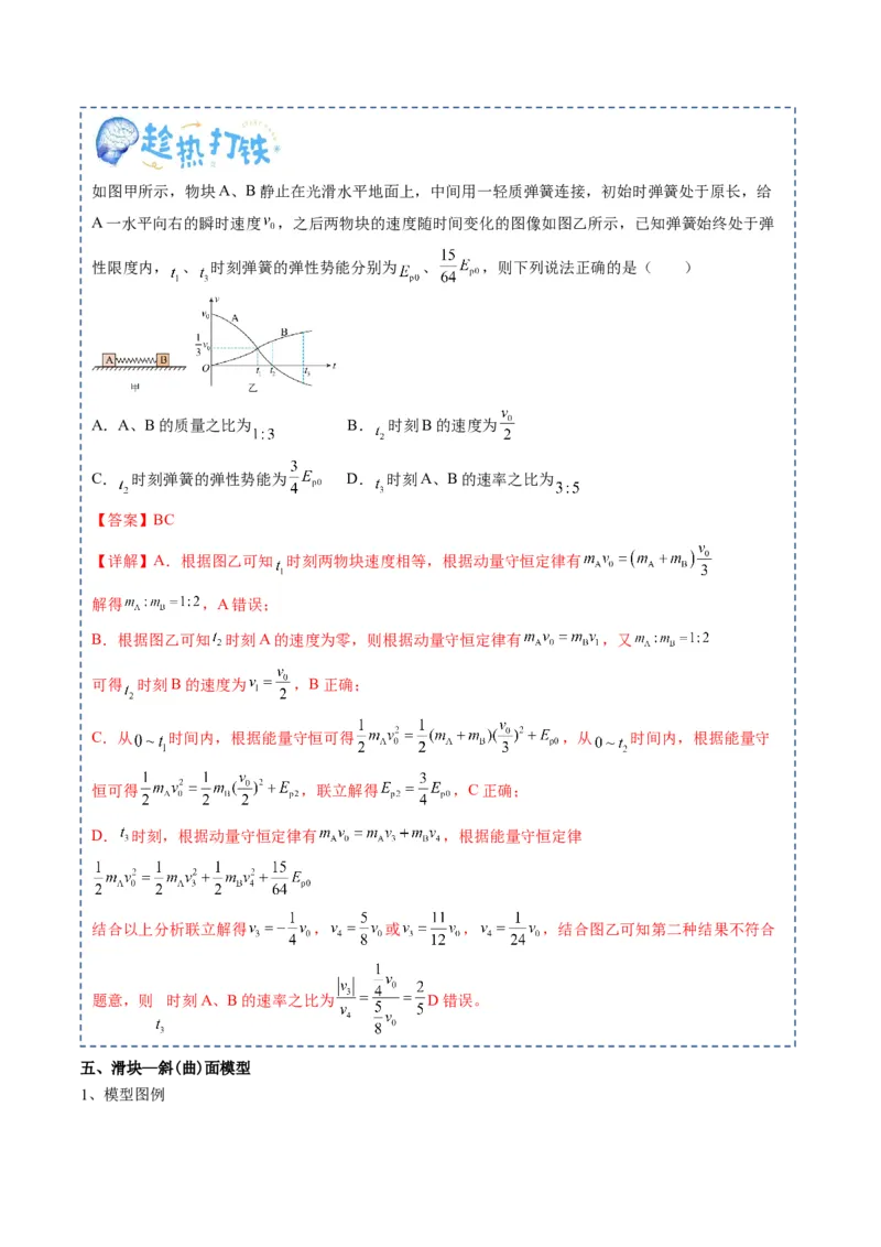 专题08动量（解析版）_4.2025物理总复习_2025年新高考资料_一轮复习_2025年高考物理一轮复习知识清单