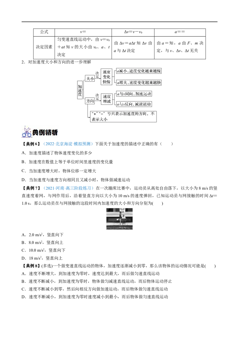 专题01运动的描述&mdash;&mdash;全攻略备战2023年高考物理一轮重难点复习（原卷版）_4.2025物理总复习_2023年新高复习资料_一轮复习_全攻略备战2023年高考物理一轮重难点复习
