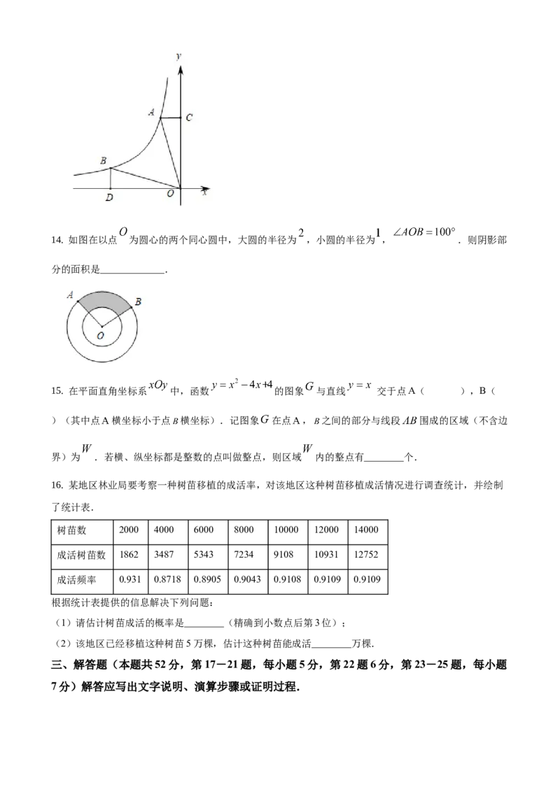 精品解析：北京市石景山区2020-2021学年九年级上学期期末数学试题（原卷版）(1)_北京初中期末题_C605-京七八九_B京市数学七八九_北京9上数学_2020-2021
