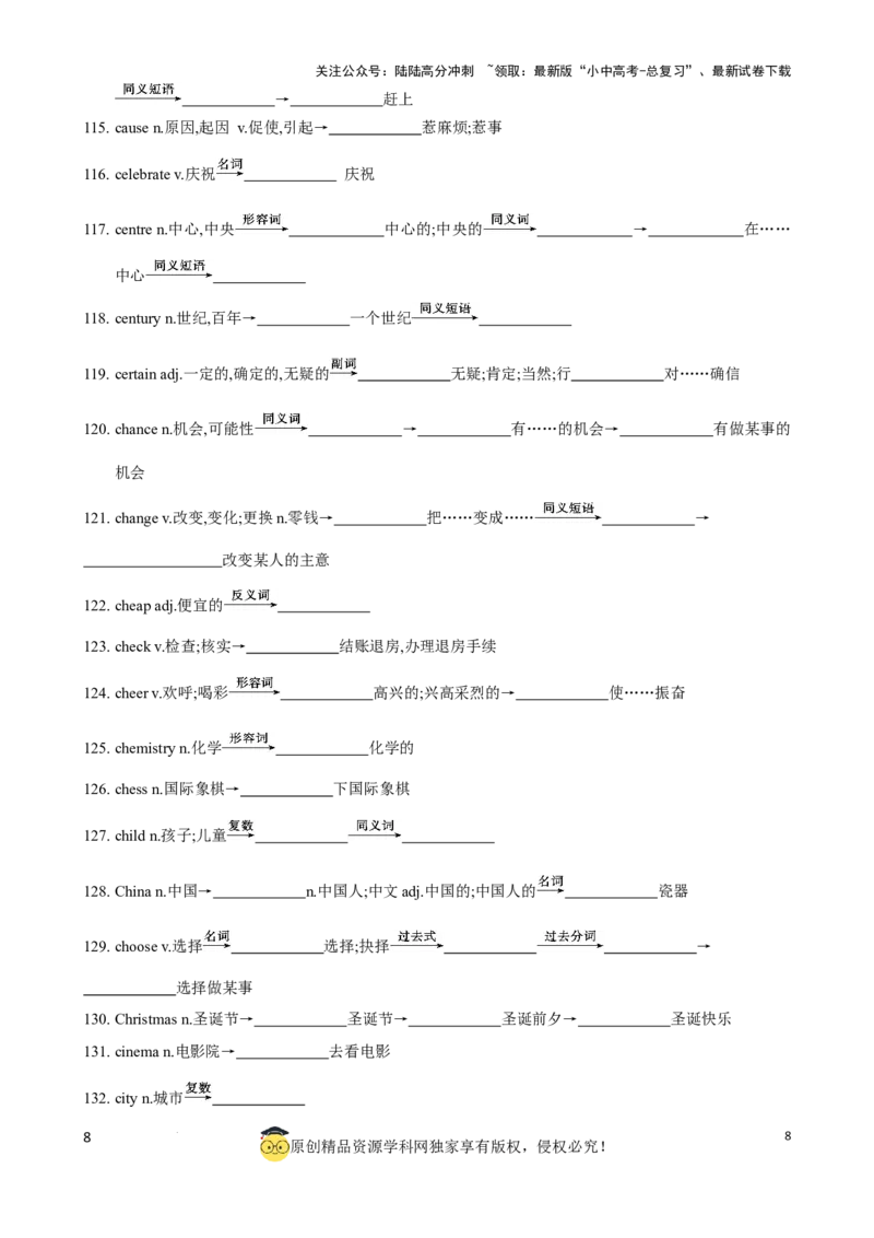 专题6.中考考纲词汇考点突破（800词）（默写版）_02中考总复习（2026版更新中）_03-英语-中考总复习_2024年中考复习资料_一轮复习_备战2024年中考英语一轮复习考点帮（全国通用）_单词表