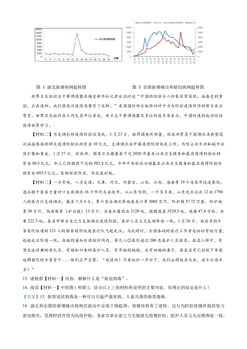 精品解析：北京市海淀区清华大学附属中学2021-2022学年九年级10月月考语文试题（解析版）(1)_北京初中期末题_C605-京七八九_B语文七八九_北京9上语文_2019-2022