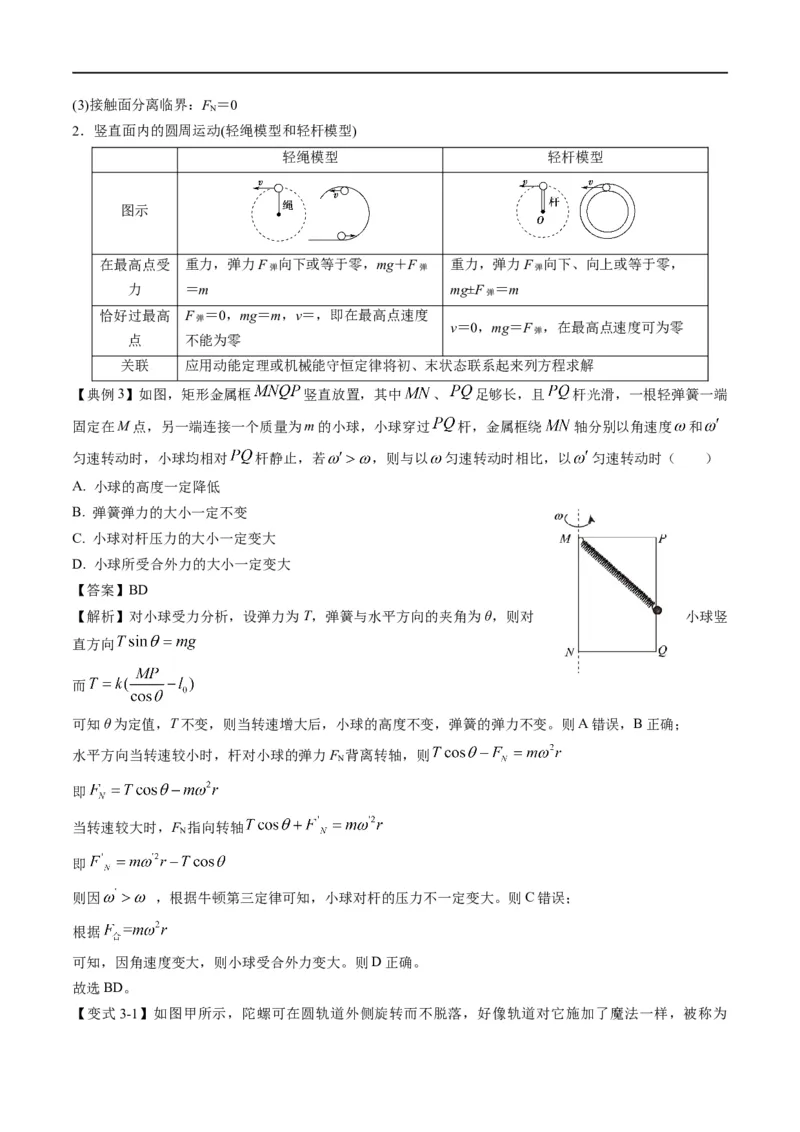 专题03：曲线运动及运动分解（原卷版）_4.2025物理总复习_赠品通用版（老高考）复习资料_二轮复习_2023年高考物理毕业班二轮热点题型归纳与变式演练（全国通用）