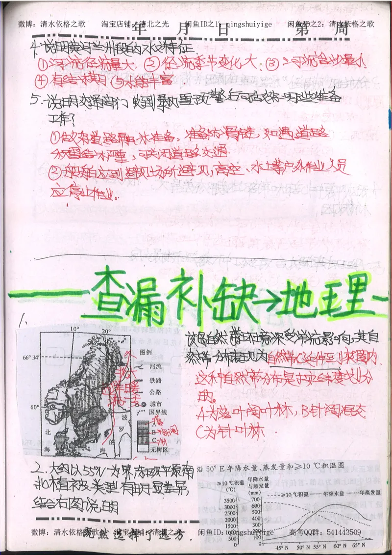2.衡水中学高考积累与改错_文综（第2本）_208页_高中衡水学霸笔记_高中全部赠品_错题集高中九科_文综积累与改错