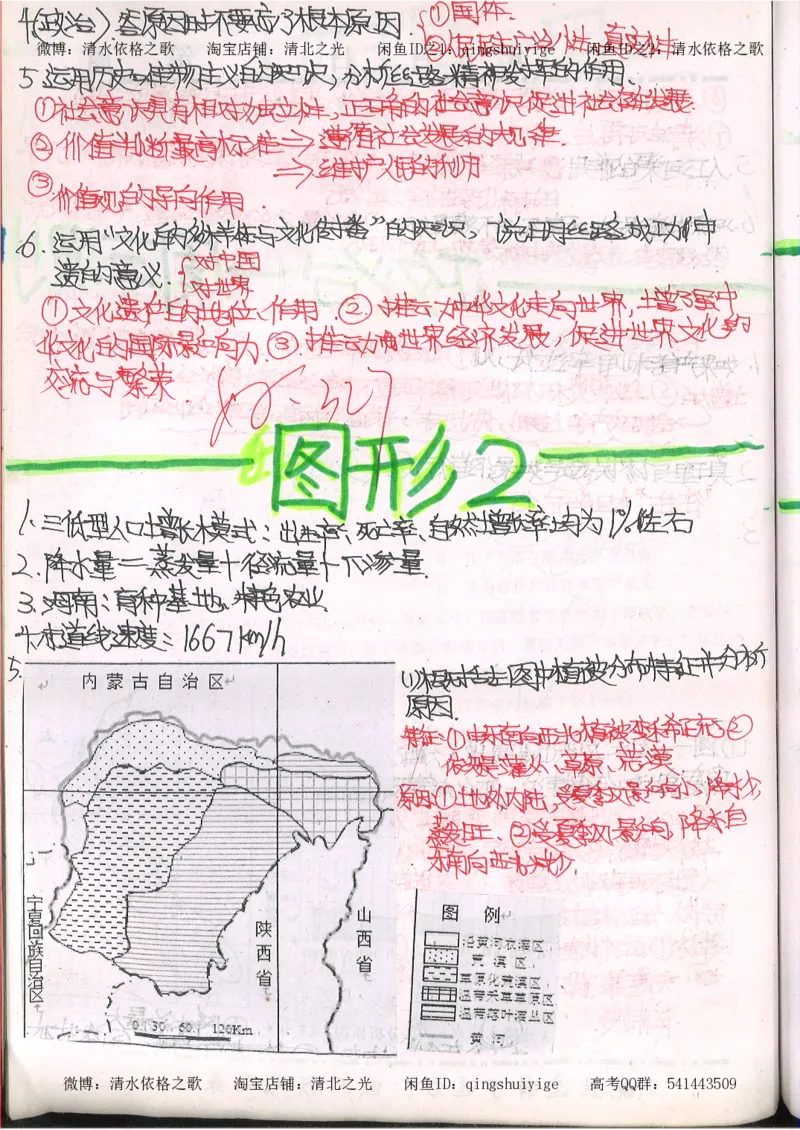 2.衡水中学高考积累与改错_文综（第2本）_208页_高中衡水学霸笔记_高中全部赠品_错题集高中九科_文综积累与改错