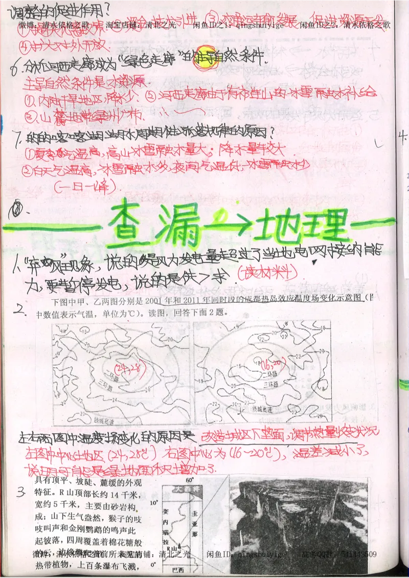 2.衡水中学高考积累与改错_文综（第2本）_208页_高中衡水学霸笔记_高中全部赠品_错题集高中九科_文综积累与改错