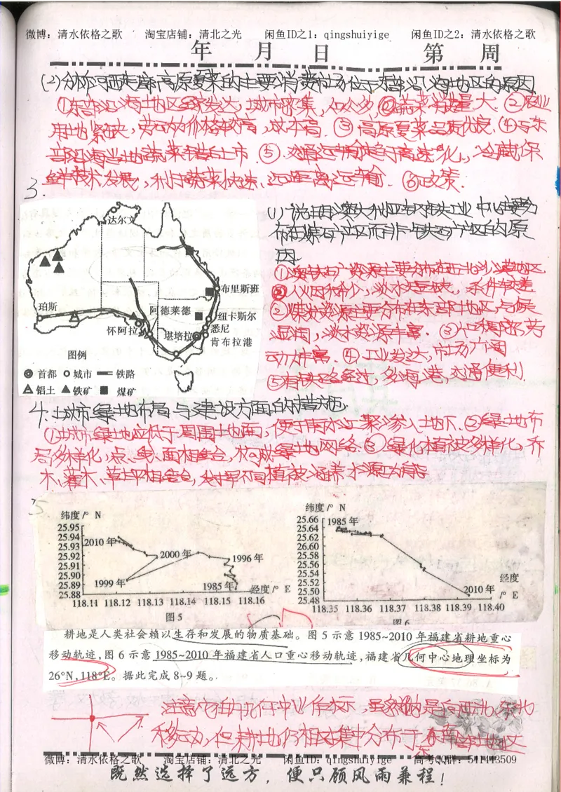 2.衡水中学高考积累与改错_文综（第2本）_208页_高中衡水学霸笔记_高中全部赠品_错题集高中九科_文综积累与改错