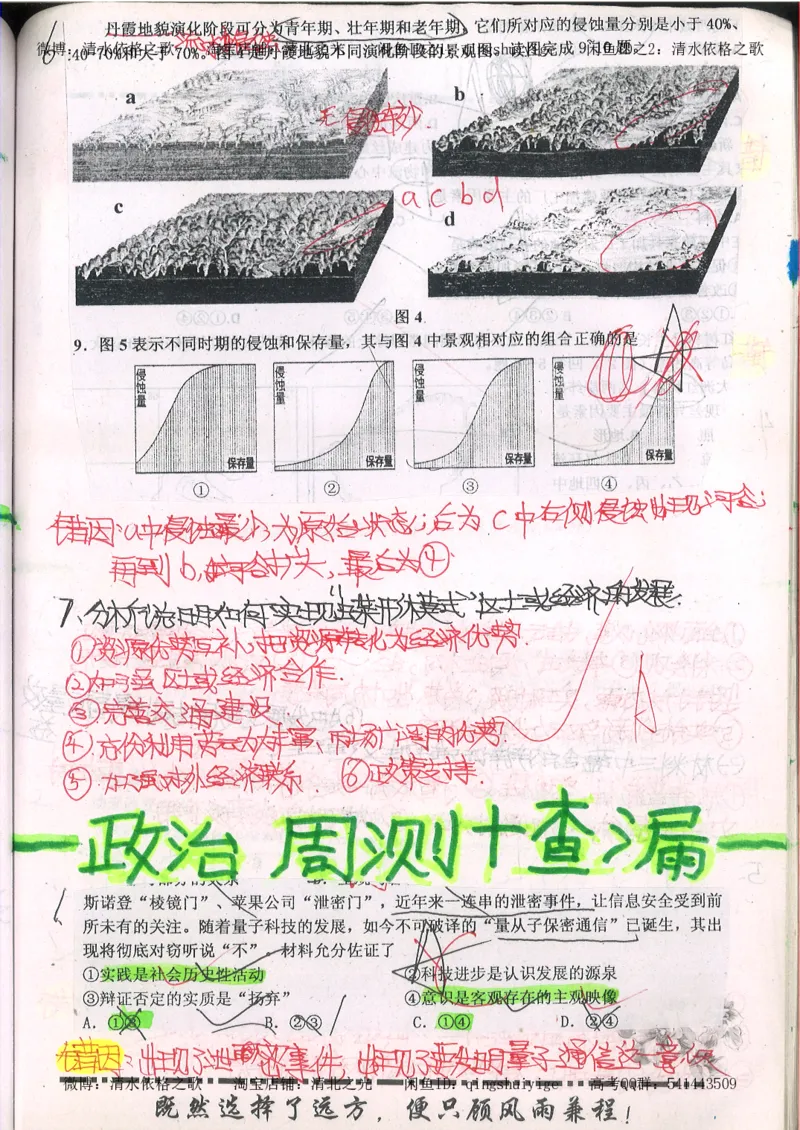 2.衡水中学高考积累与改错_文综（第2本）_208页_高中衡水学霸笔记_高中全部赠品_错题集高中九科_文综积累与改错