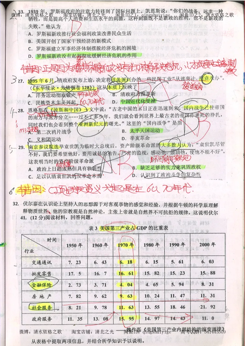2.衡水中学高考积累与改错_文综（第2本）_208页_高中衡水学霸笔记_高中全部赠品_错题集高中九科_文综积累与改错